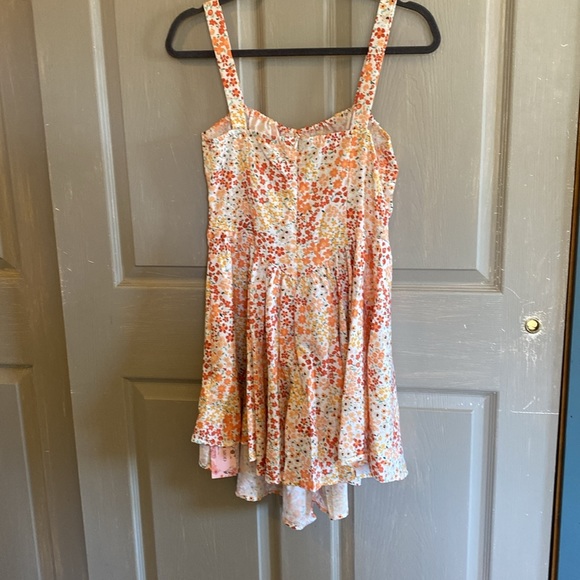 SHEIN dress size M flower print tank straps - Picture 3 of 6